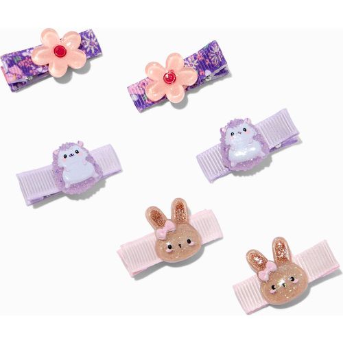 Barrettes icônes petits animaux Club - Lot de 6 - Claire's - Modalova