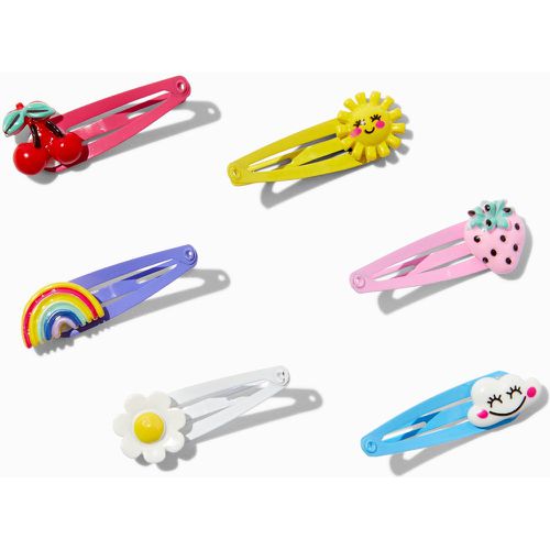 Lot de 6 barrettes clic clac thème printemps du Club - Claire's - Modalova