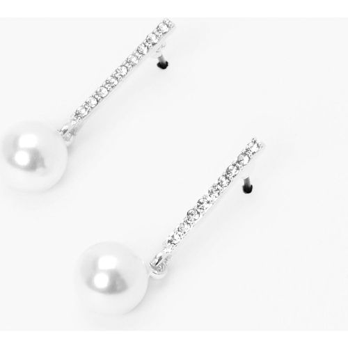 Pendantes 2,5 cm avec strass et perles d’imitation couleur - Claire's - Modalova