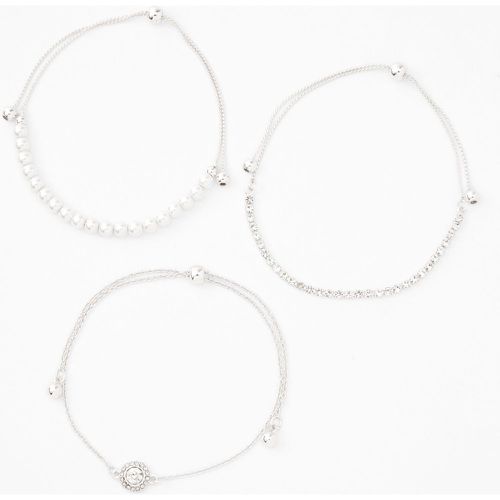 Bracelets chaîne perle d'imitation couleur - Lot de 3 - Claire's - Modalova