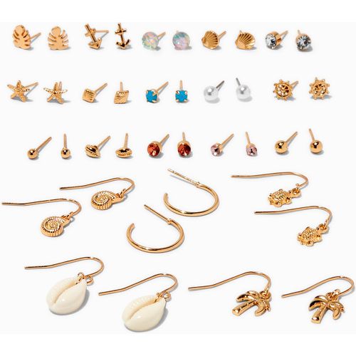 Lot de boucles d'oreilles littoral couleur - Lot de 20 - Claire's - Modalova