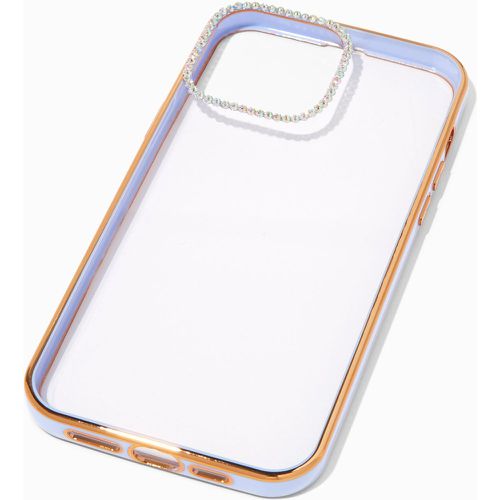 Coque de portable transparente/lavande décorée - Compatible avec iPhone® 13 Pro Max - Claire's - Modalova