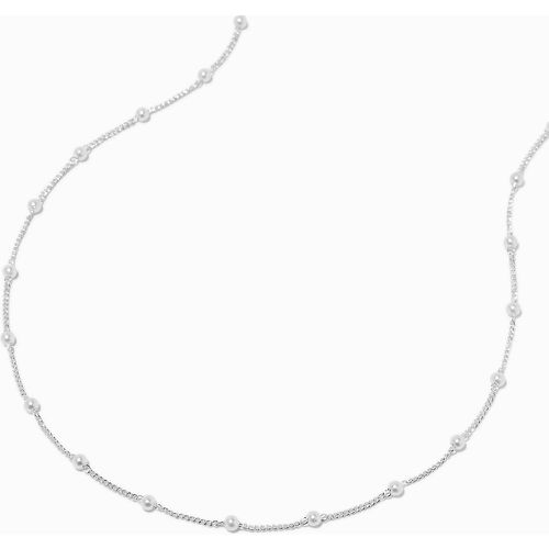Collier de chaîne avec perles d’imitation espacées couleur - Claire's - Modalova