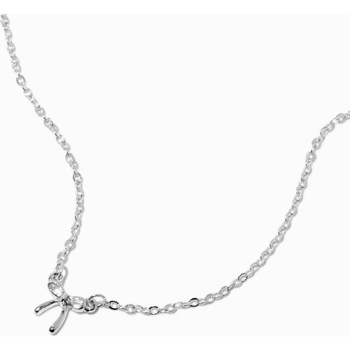 Collier avec mini pendentif nœud couleur - Claire's - Modalova