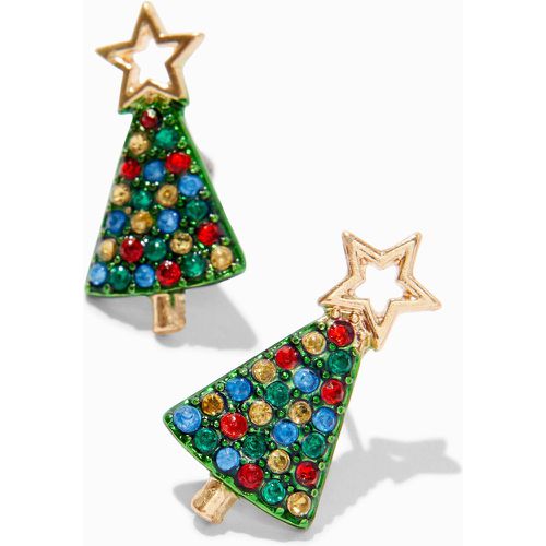 Clous d'oreilles sapin de Noël en strass - Claire's - Modalova