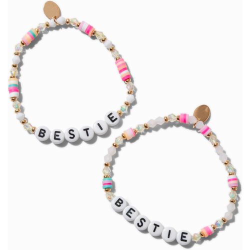 Bracelet élastique perlé « Bestie » - Claire's - Modalova
