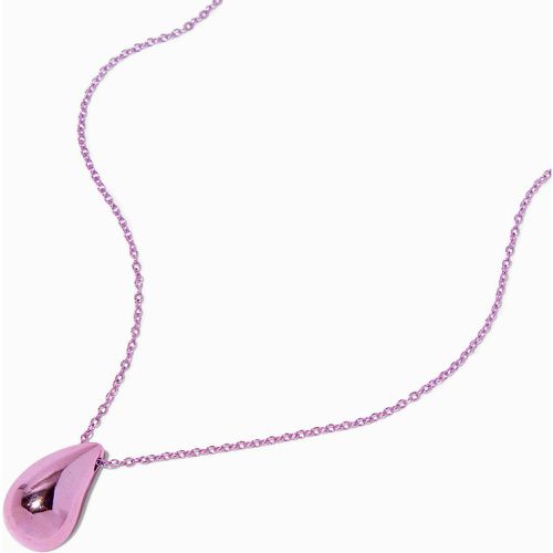 Collier à pendentif goutte anodisé - Claire's - Modalova