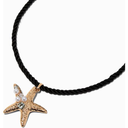 Collier à pendentif corde étoile de mer couleur dorée - Claire's - Modalova