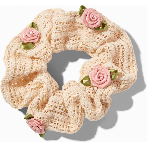 Chouchou à crochet rosette couleur - Claire's - Modalova