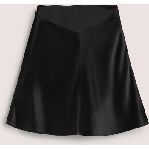 Black Satin Bias-cut Mini Skirt - Boden - Modalova