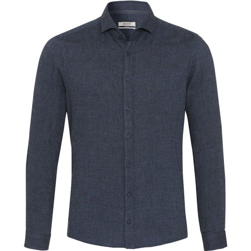 T-shirt col tunisien manches longues S - Pure - Modalova