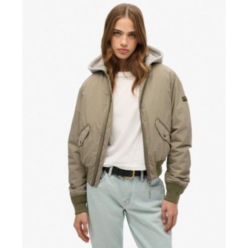 W5011861A Blouson bomber MA1 à capuche beige (L), Casuel, Coton - Superdry - Modalova