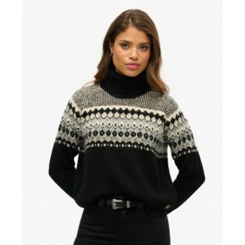 W6110618A Pull Fairisle Pattern Roll (XS), Casuel, Laine, Manche longue - Superdry - Modalova