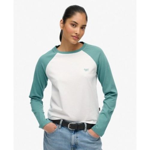 W6012254A Logo Baseball essentiel haut de gamme (XL), Casuel, Coton, Manche longue - Superdry - Modalova