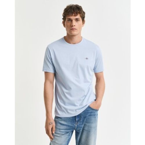 T-shirt Regular Fit Shield (M), Blanc, Casuel, Coton, Manche courte - Gant - Modalova