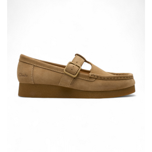 Chaussures Wallabee en cuir marron (37.5), 1 à 3 cm, Boucle, Casuel - Clarks - Modalova