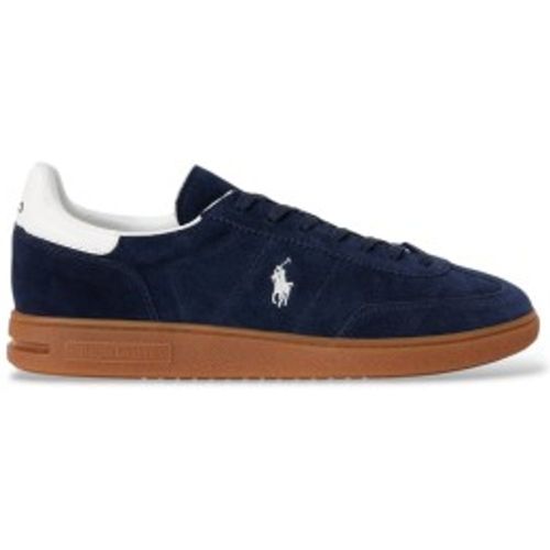 Baskets en daim Bedford (40), Plat, Cuir, Lacets, Casuel, Marine - Polo Ralph Lauren - Modalova