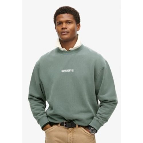 M2013734A Sweat ample à col rond avec micro-logo imprimé «» (M), Casuel, Coton - Superdry - Modalova