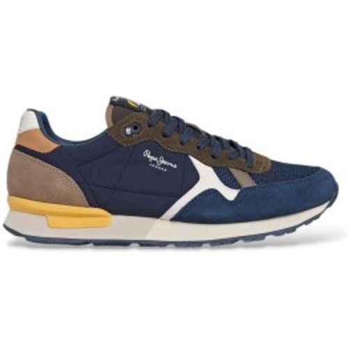 PMS400021 Baskets Brit Essence (44), Plat, Lacets, Casuel - Pepe Jeans - Modalova