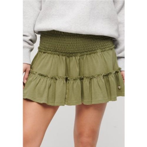 W7210319A Minijupe en maille échelonnée (L), Casuel, Coton - Superdry - Modalova
