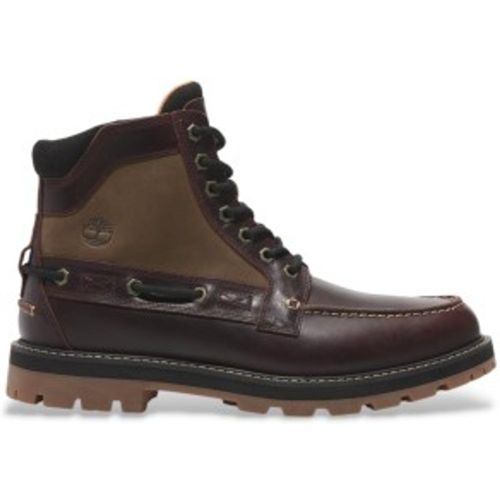 TB0A697HEIW1 Bottes en cuir Britton Road Mid noires (49), Plat, Lacets, Casuel, Durable - Timberland - Modalova