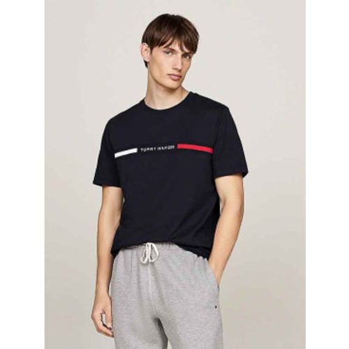 MW0MW36498 T-shirt à col rond avec logo (S), Casuel, Coton, Manche courte - Tommy Hilfiger - Modalova