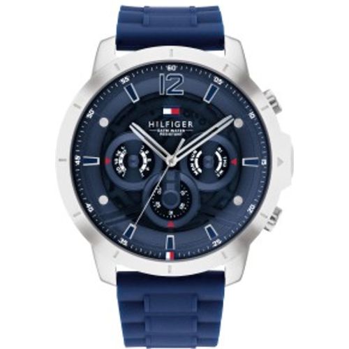 Montre analogique Acier marin (OSFA), Casuel, Silicone, Laisse - Tommy Hilfiger - Modalova