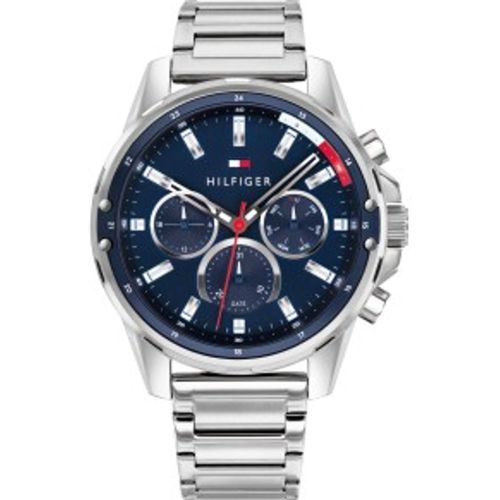 Montre analogique Acier marin (OSFA), Casuel, Bracelet, Acier inoxidable, Marine - Tommy Hilfiger - Modalova