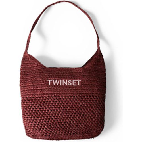 TD8310 Sac hobo en raphia (OSFA), Casuel, Raffia - Twinset - Modalova