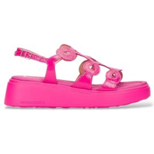 A-4503 Sandales en cuir Infinity Flow (39), 3 à 5 cm, Boucle, Casuel - Wonders - Modalova
