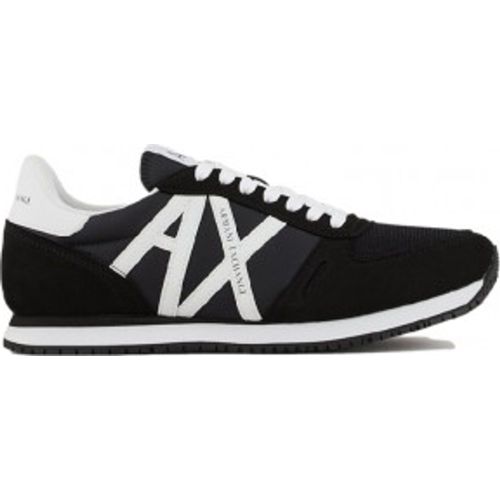 XUX017XCC68K489 Logo de la chaussure de course rétro (45), Plat, 1 à 3 cm, Lacets, Casuel - A|X Armani Exchange - Modalova