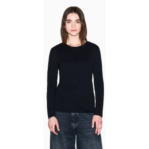 XW001350AF17172UC001 T-shirt rond (XS), Casuel, Coton, Manche longue - A|X Armani Exchange - Modalova