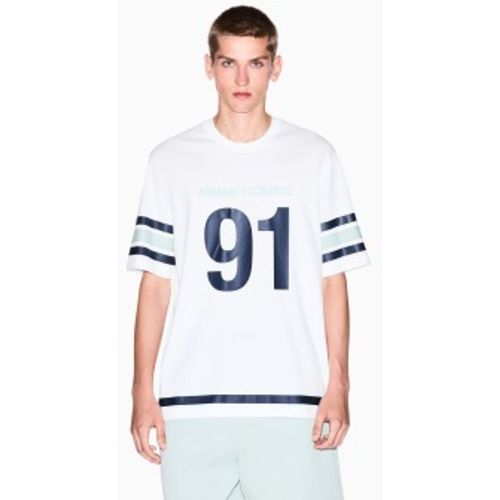 XM001852AF10361U0009 T-shirt 91 (M), Casuel, Coton, Manche courte - A|X Armani Exchange - Modalova