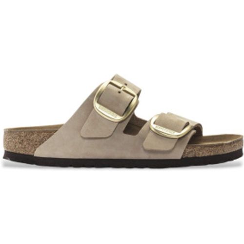 Sandales en Cuir Arizona Big Buckle (Coupe Étroite) (37), Plat, Nubuck, Aucun, Casuel - Birkenstock - Modalova