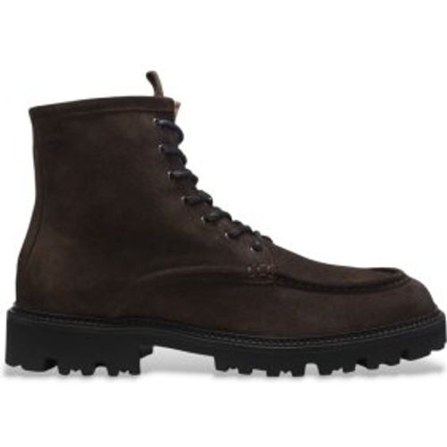 Bottes en cuir Julio Halb marron (40), Plat, Fermeture éclair, Casuel - Boss - Modalova
