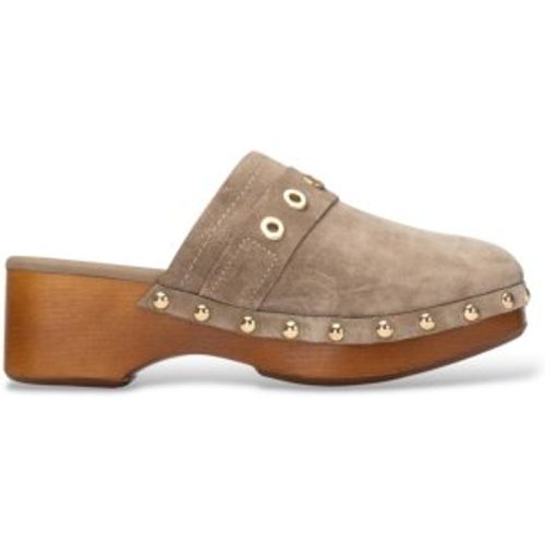 TAUPE Sabots en cuir 163255 (37), 5 à 8 cm, Aucun, Casuel - Carmela - Modalova