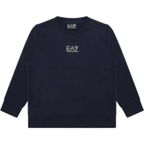 Pour garçon. 7B000025_AF10380 Sweat-shirt à col ras du cou en coton Core Identity (10Años= 142cm), Casuel, Sport, Multisport, mod - EA7 - Modalova