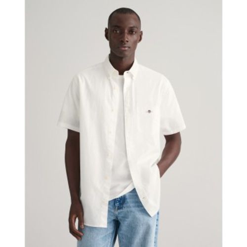 Chemise à manches courtes Regular Fit en coton et lin (M), Casuel, Manche courte - Gant - Modalova
