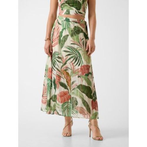 W5GD66WH9Z2 Jupe croisée à imprimé floral (M), Beige, Casuel, Polyester - Guess - Modalova