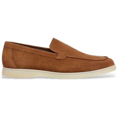 HMS200109 Martin Plain Leather Loafers brown (42), Cuir, , Plat, Aucun, Casuel - Hackett London - Modalova