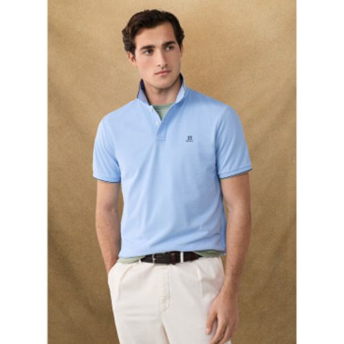 HM5600136 Polo à pointes Heritage (M), Casuel, Coton, Manche courte - Hackett London - Modalova