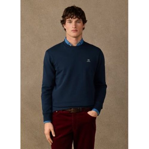 HM5800187 Sweat en coton col rond avec logo (S), Casuel - Hackett London - Modalova