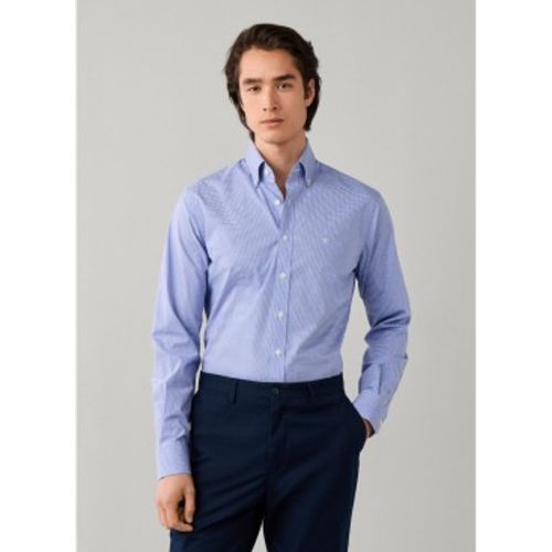 HM3010749 chemise carreaux vichy bi-stretch fit tailored (M), Casuel, Coton, Classique, Manche longue - Hackett London - Modalova