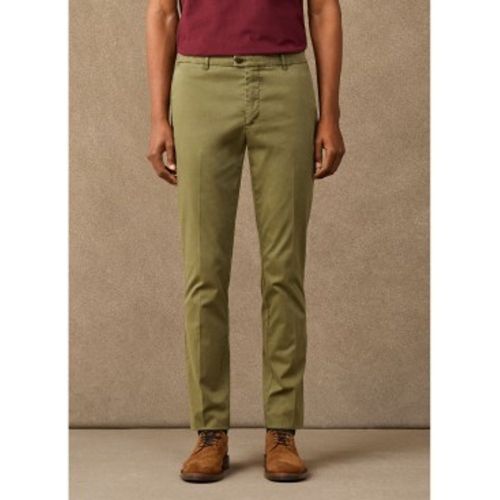 HM2100154 Pantalon chino Heritage Ken olive (32/32), Casuel, Coton, Classique - Hackett London - Modalova