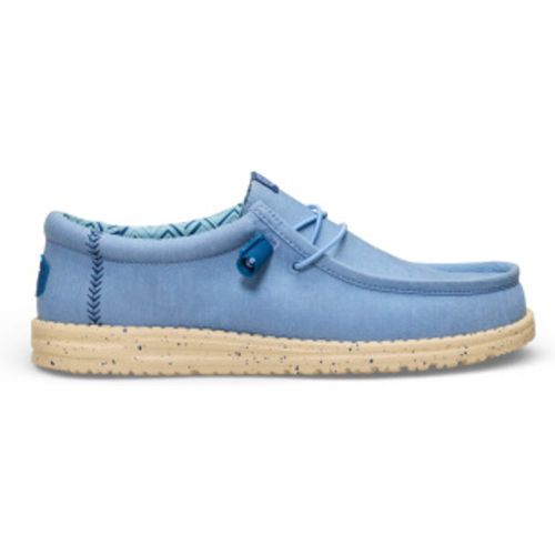 HD40700 Trainers Wally Stretch Canvas (41), Bleu, Tissu, Plat, Lacets, Casuel - HeyDude - Modalova