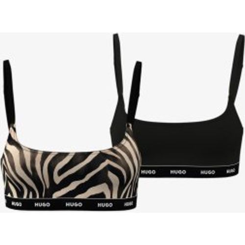Lot de deux bralettes design (S), Homewear, Coton - HUGO - Modalova