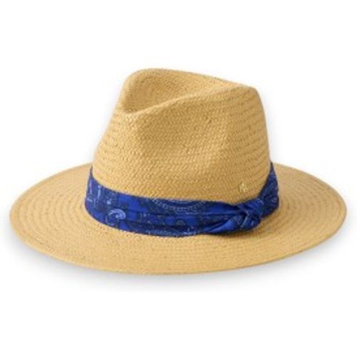 P09810001 Fedora en paille avec bordures en cachemire (OSFA), Casuel, Papier - Lauren Ralph Lauren - Modalova