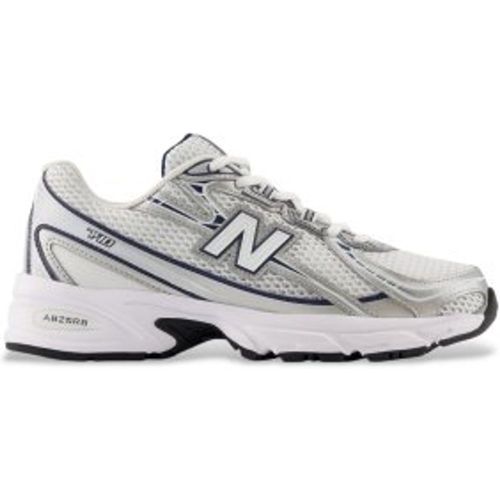Unisex. U740V2 Baskets 740 (37.5), Plat, Lacets, Sport, Marine - New Balance - Modalova