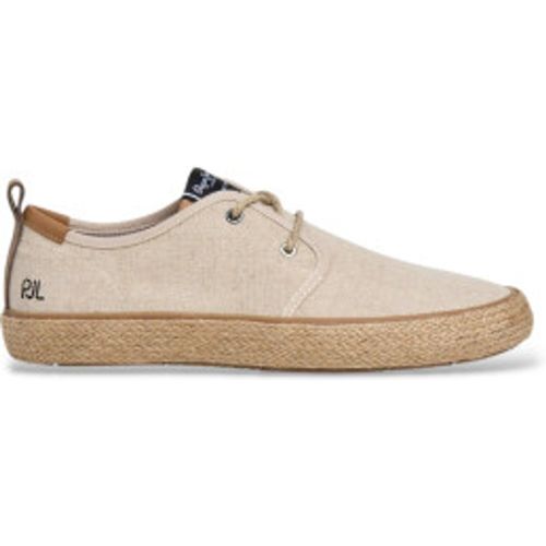 PMS100008 Espadrilles Port Nature (42), Tissu, Plat, Lacets, Casuel - Pepe Jeans - Modalova