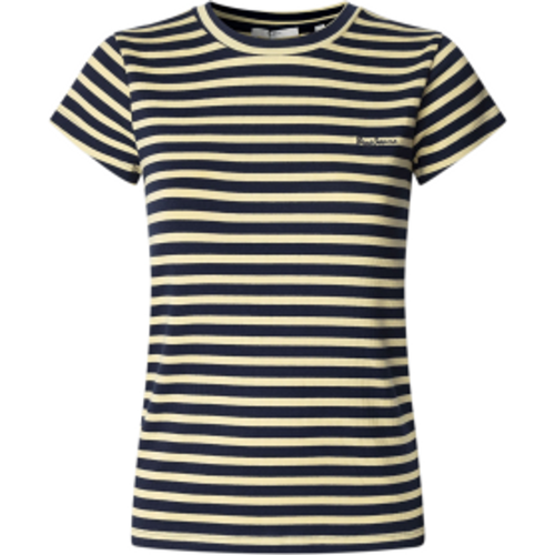 PL5000141 T-shirt rayé Merida (M), Casuel, Coton, Manche courte, Marine - Pepe Jeans - Modalova